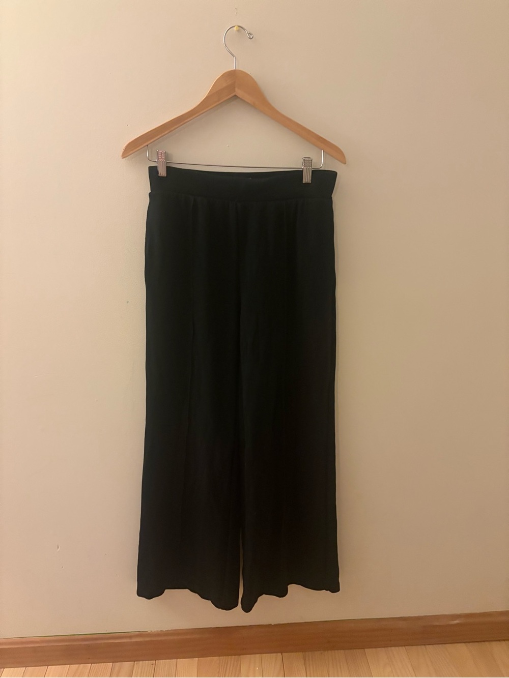 Lou & Grey Black Wide-Leg Palazzo Pants